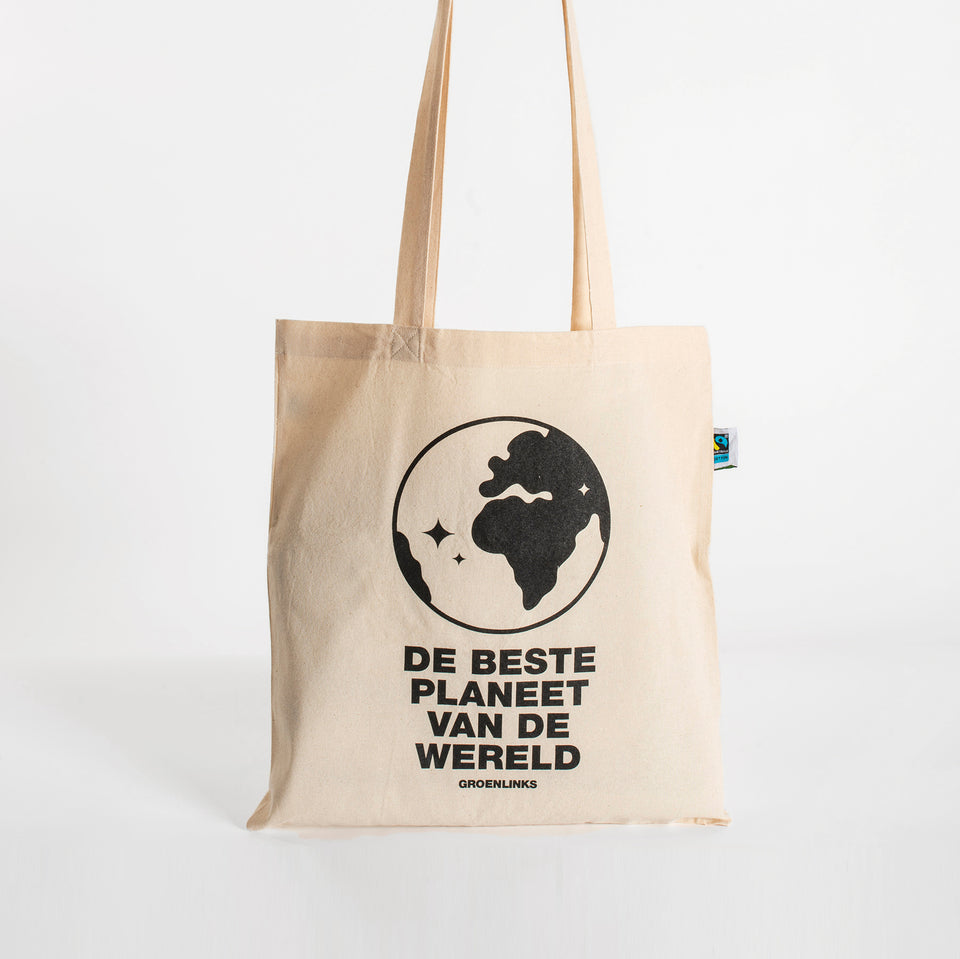 'De beste planeet van de wereld'-tas